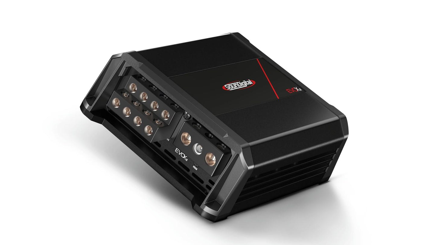 4-Channel 600W RMS Car Amplifier, 2Ω