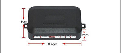 4-Pack Waterproof Car Reverse Parking Sensor System with Buzzer