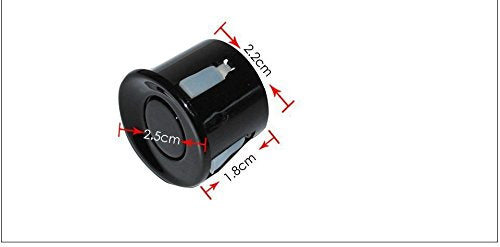 4-Pack Waterproof Car Reverse Parking Sensor System with Buzzer
