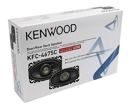 4" x 6" Two-Way Car Speaker System, 60W