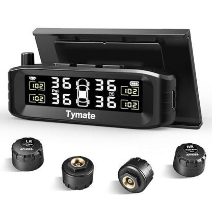 Wireless Solar TPMS with 4 Sensors & Color Display