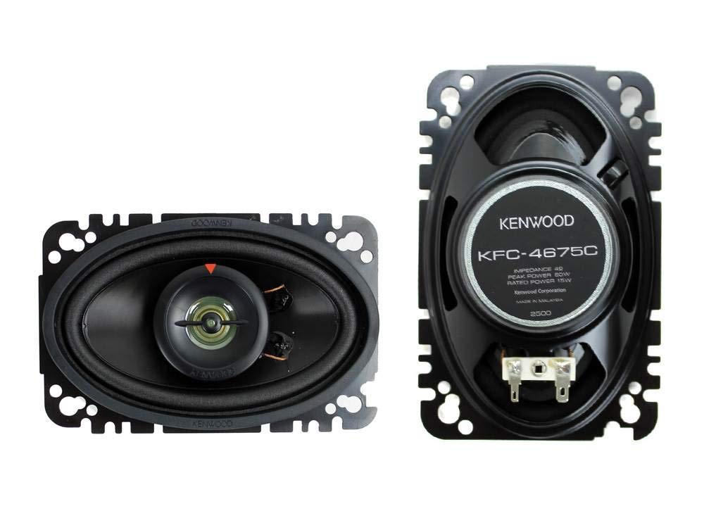 4" x 6" Two-Way Car Speaker System, 60W