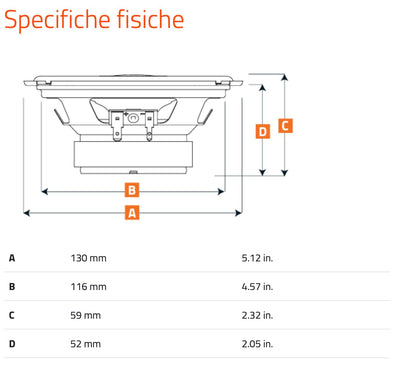 5.25" Two-Way Component Car Speakers