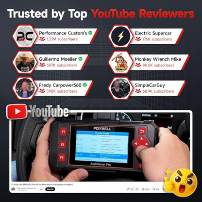 OBD2 Diagnostic Scanner for Engine, ABS, SRS & Transmission