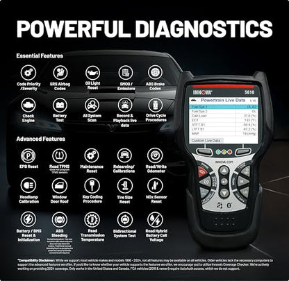 OBD2 Bidirectional Scan Tool for Complete Vehicle Diagnostics