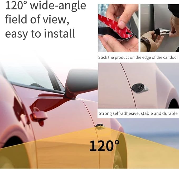 AI Blind Spot Monitoring System with Camera & Display