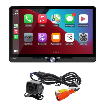 14" Touchscreen Car Stereo with Wireless CarPlay, Android Auto & Backup Camera