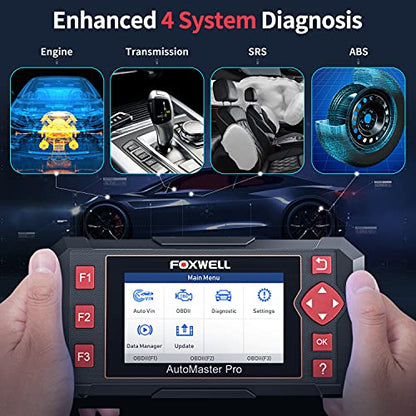 OBD2 Diagnostic Scanner for Engine, ABS, SRS & Transmission