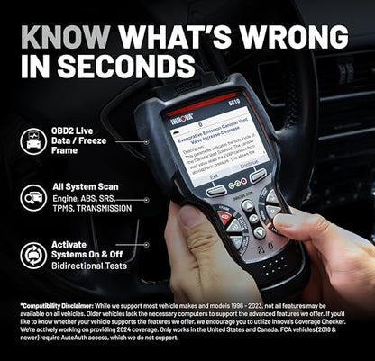 OBD2 Bidirectional Scan Tool for Complete Vehicle Diagnostics
