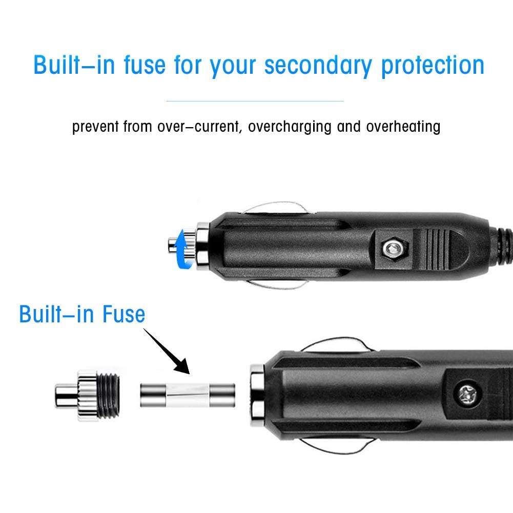 96W 6-Port USB Car Charger with 4 Quick Charge 3.0 Ports