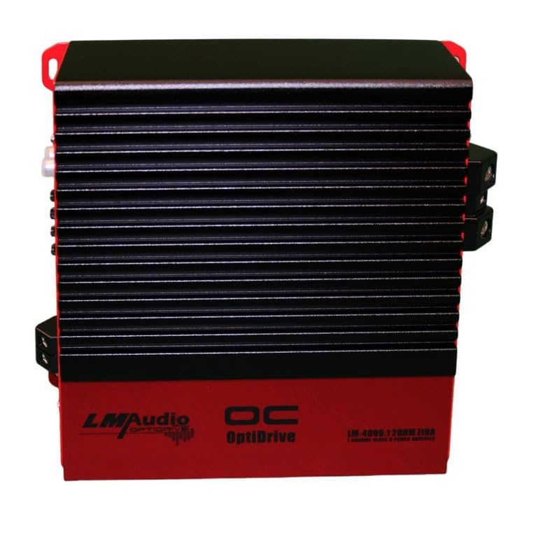 1-Channel Car Amplifier with Bass Boost & Subwoofer Control