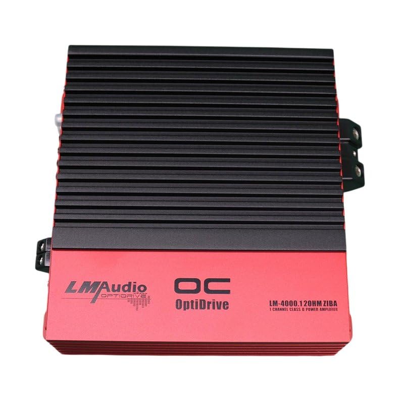 1-Channel Car Amplifier with Bass Boost & Subwoofer Control