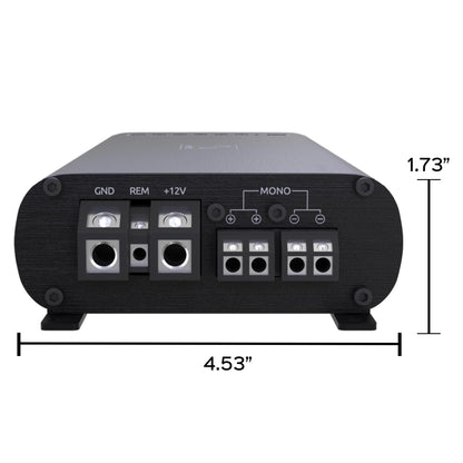 500W Mono Car Amplifier with Bass Control Knob