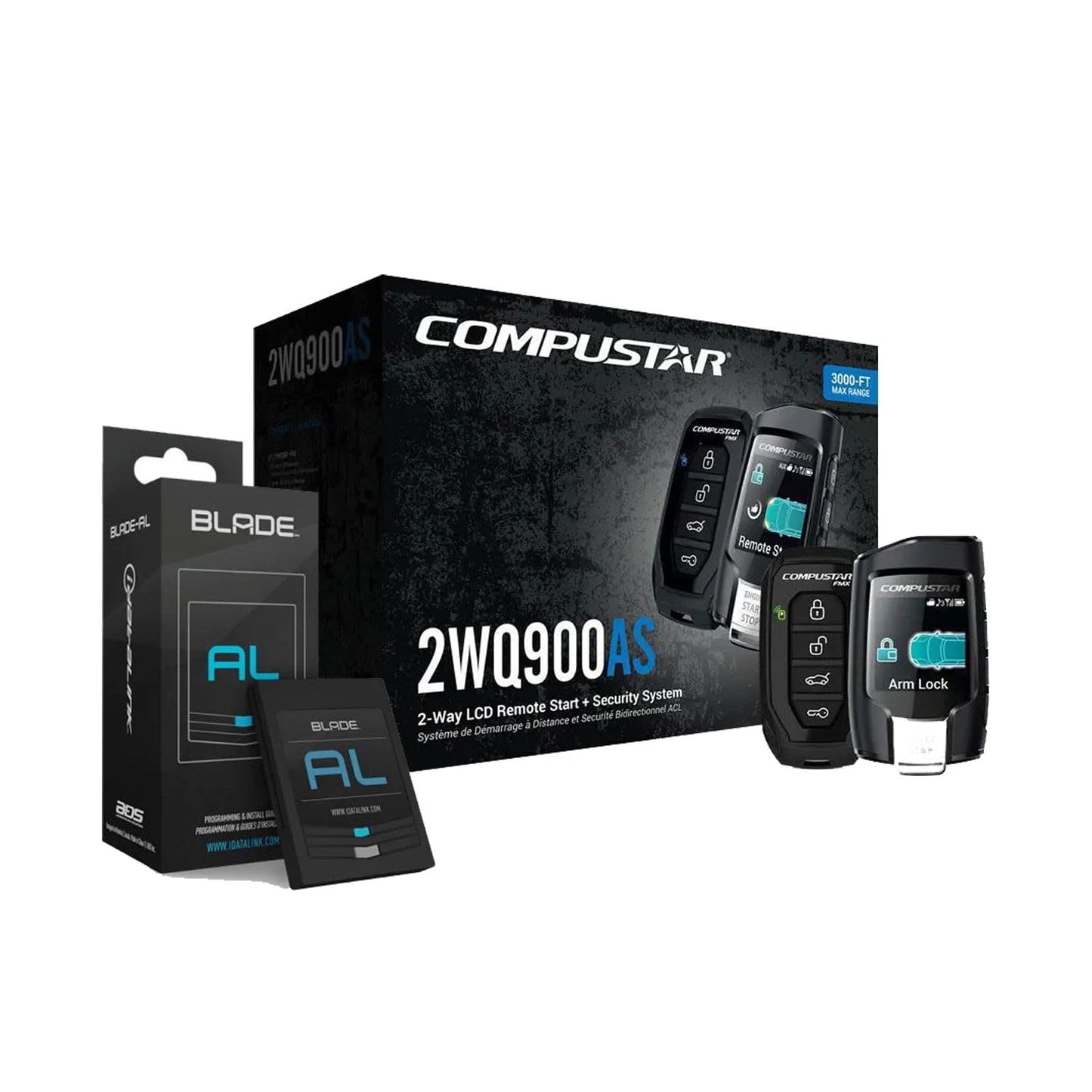 2-Way Car Remote Start & Alarm System with Integration Module