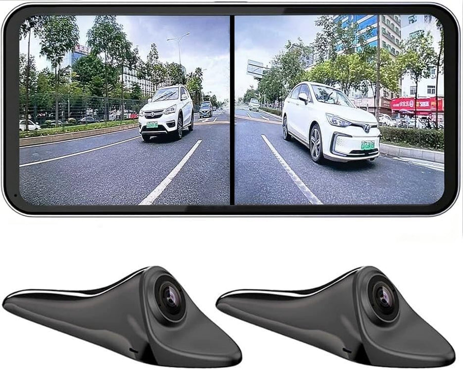 AI Blind Spot Monitoring System with Camera & Display