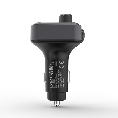 54W Bluetooth Car Adapter with 4 Ports, FM Transmitter & Hands-Free Calling