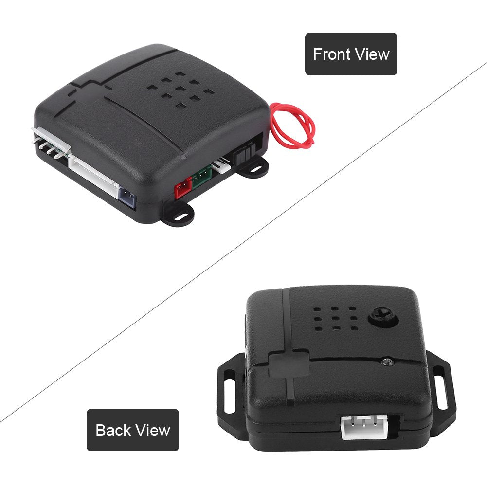 Car Security Alarm System with Shock Sensor & Keyless Entry