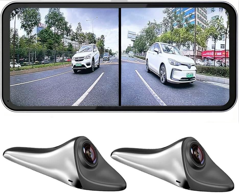 AI Blind Spot Monitoring System with Camera & Display