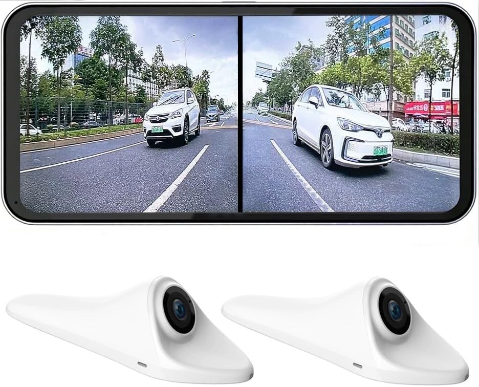 AI Blind Spot Monitoring System with Camera & Display