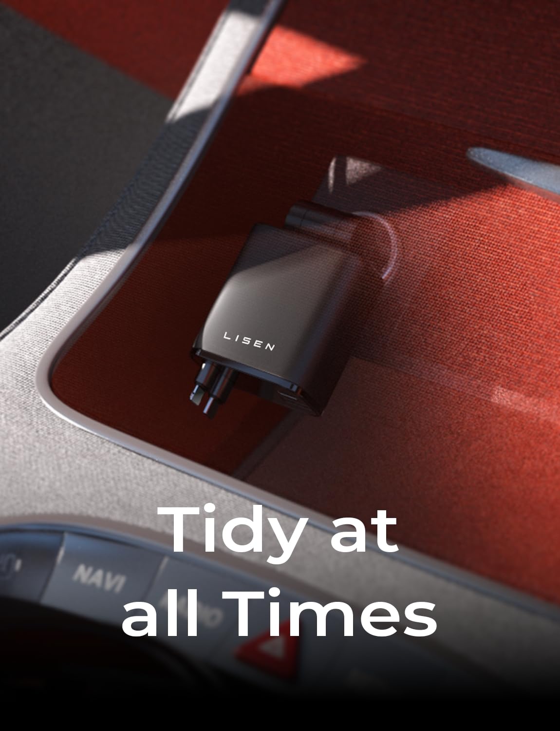 84W Retractable USB-C Car Charger with Fast Charging