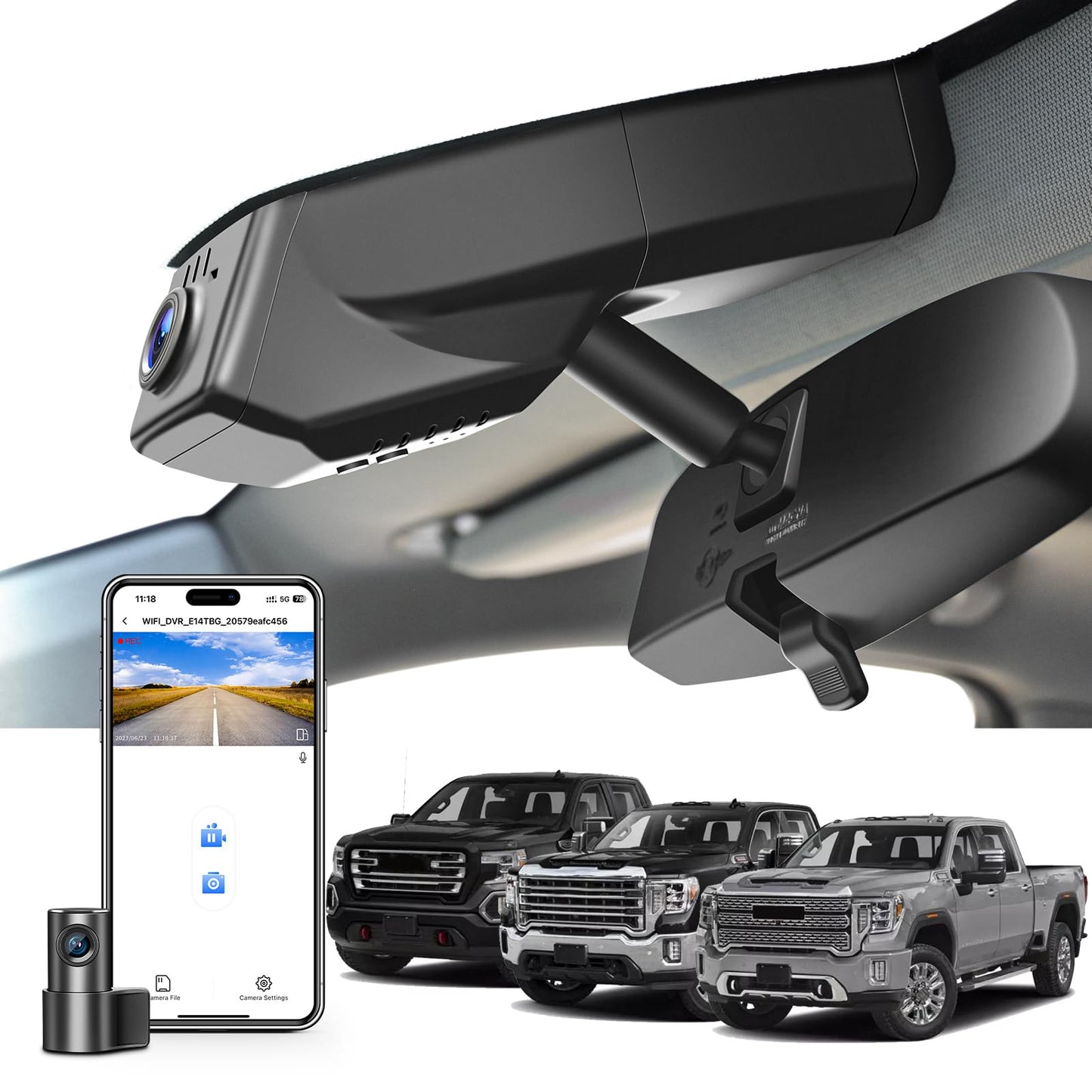 4K Dash Cam for GMC Sierra