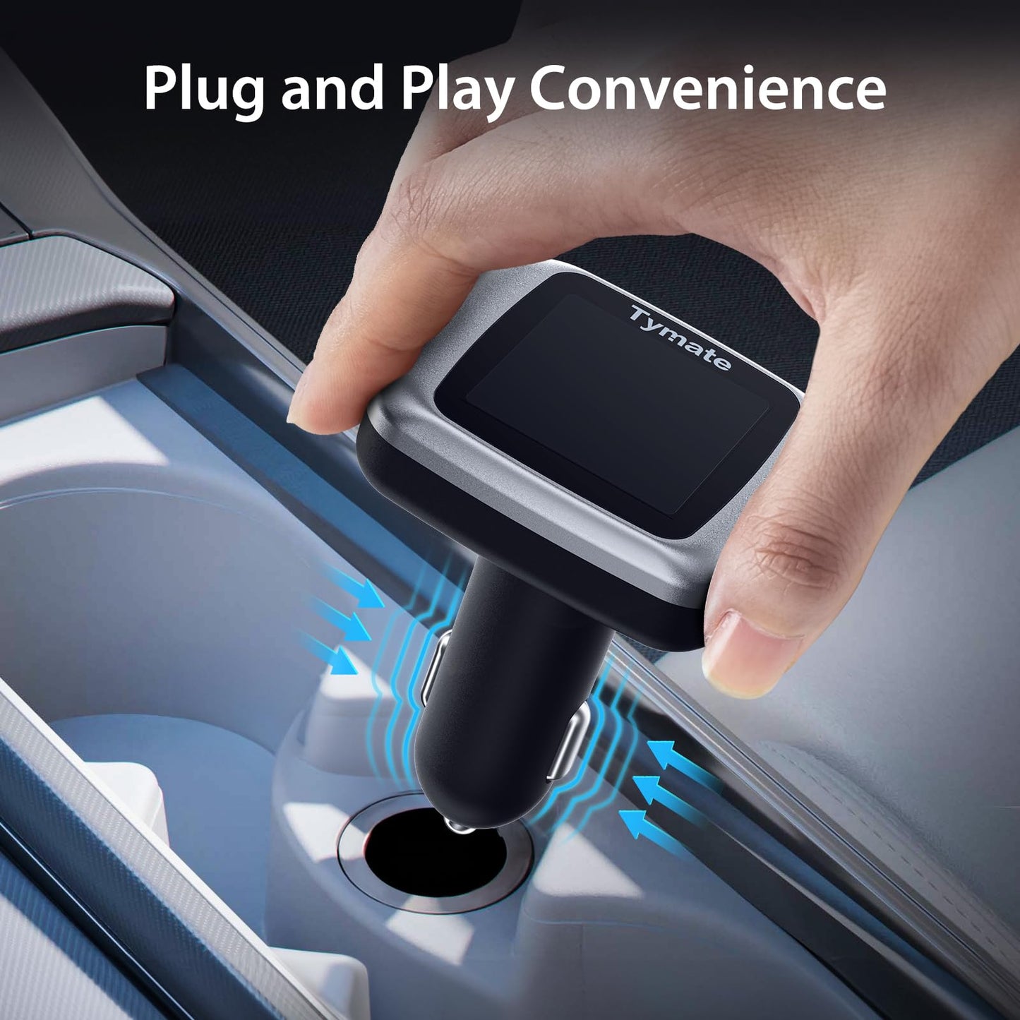 Wireless Tire Pressure Monitoring System with 4 External Sensors & Color Display
