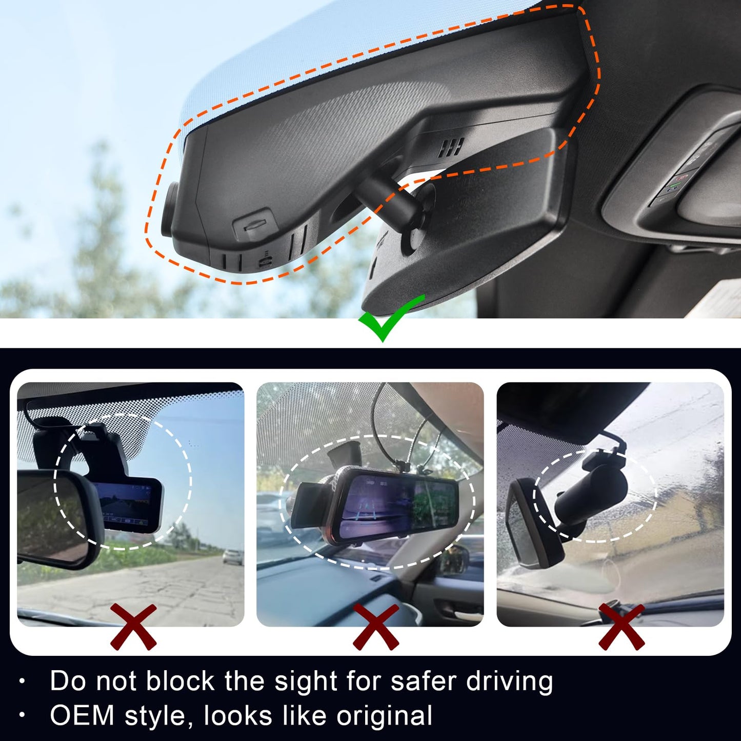 4K Dash Cam for GMC Sierra