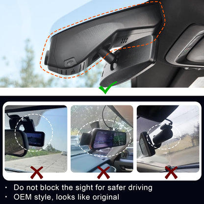 4K Dash Cam for GMC Sierra