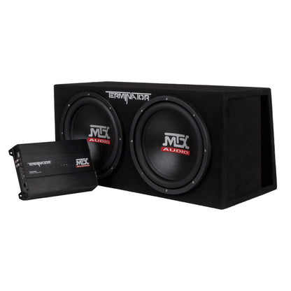 Loaded Car Subwoofer Enclosure System, 1200W Max Power