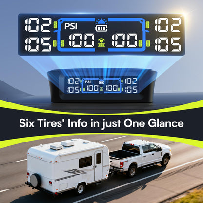 TM12 Tire Pressure Monitoring System with 4 or 6 Sensors
