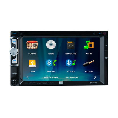 6.2" Touchscreen Double DIN Car Stereo