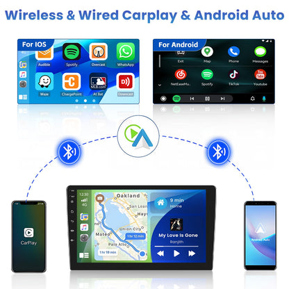 9" Android Touchscreen Stereo for 2006–2015 Roadster with Wireless CarPlay & Android Auto