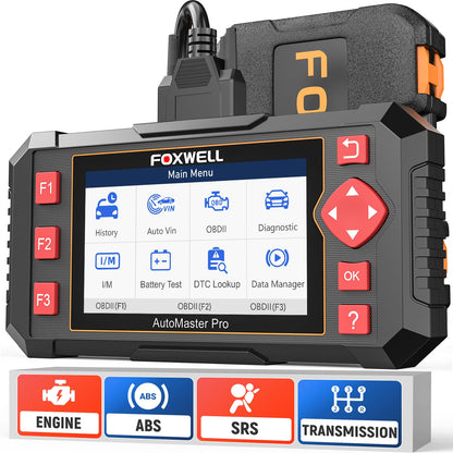 OBD2 Diagnostic Scanner for Engine, ABS, SRS & Transmission