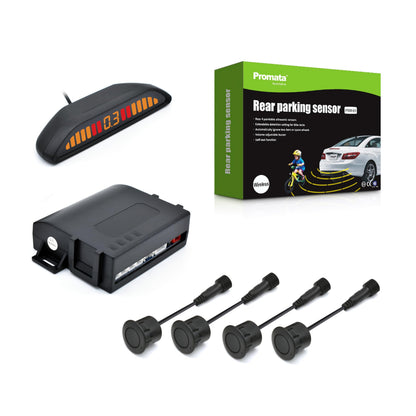 Wireless Parking Sensor Kit with 4 Sensors & Adjustable Alarm