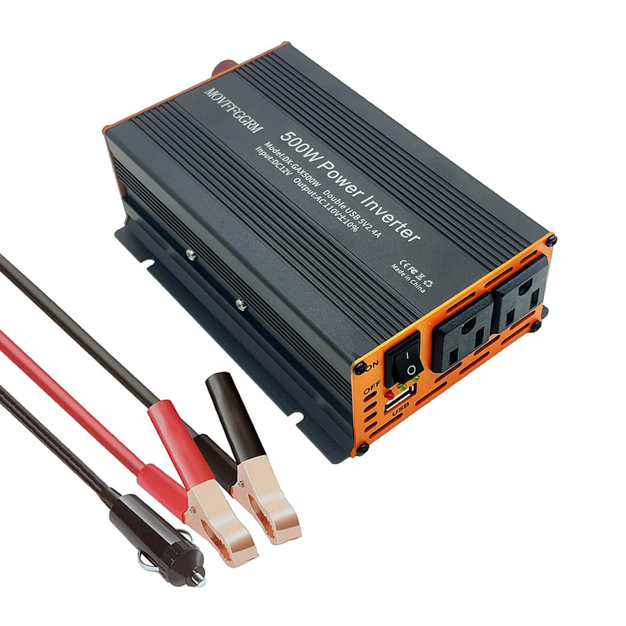 3000W Car Power Inverter with 3 AC Outlets & USB Charging Port