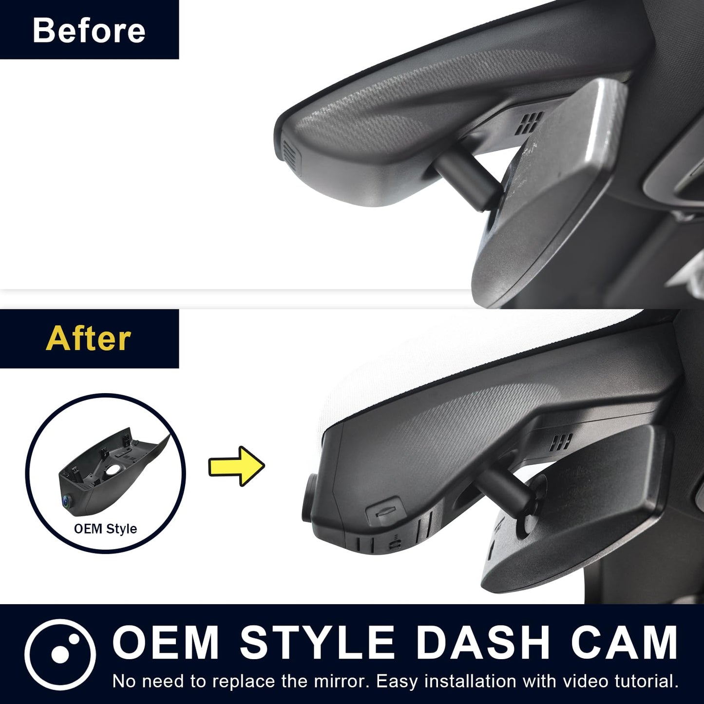 4K Dash Cam for GMC Sierra