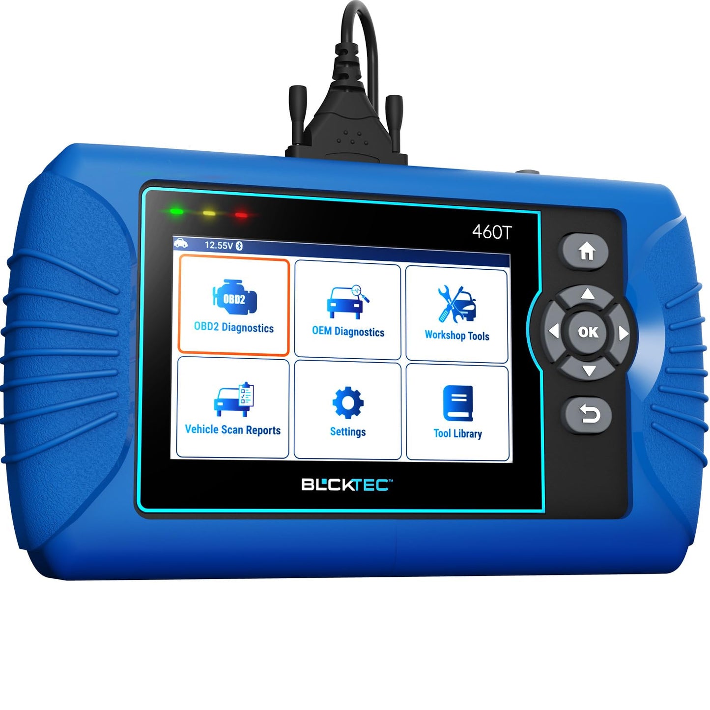 OBD2 Diagnostic Scanner with 12 Reset Functions & Battery Test