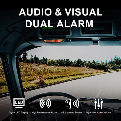 Wireless Parking Sensor Kit with 4 Sensors & Adjustable Alarm