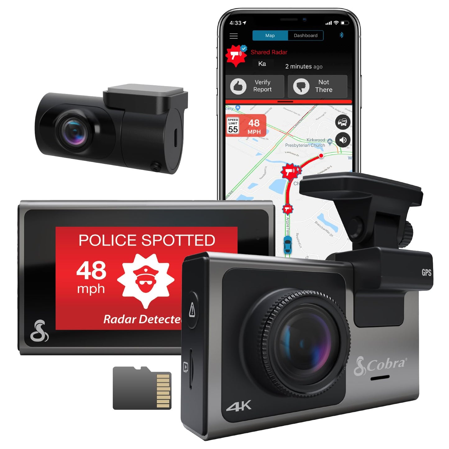 1080P HD Rear-View Camera with 120° Wide-Angle for Trucks & RVs