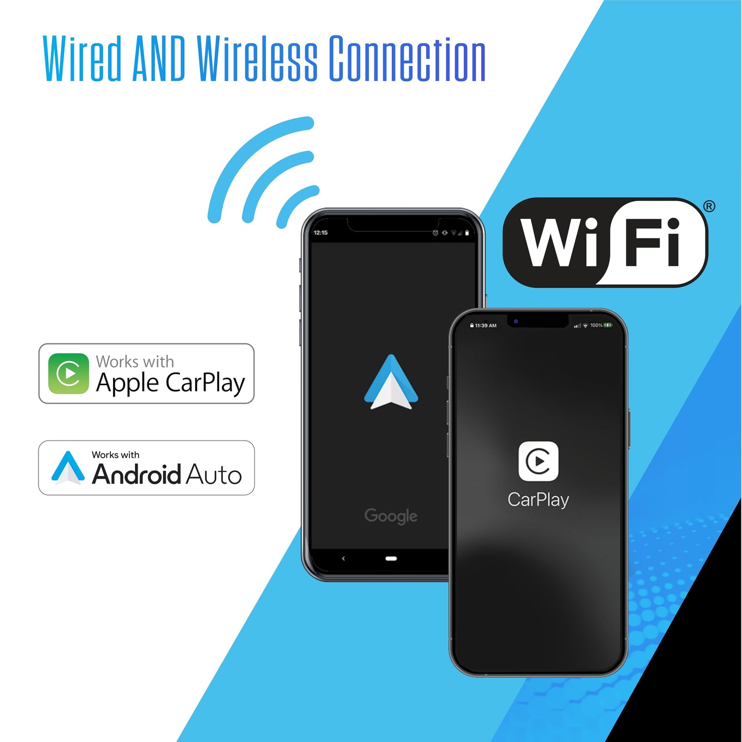 14" Touchscreen Car Stereo with Wireless CarPlay, Android Auto & Backup Camera