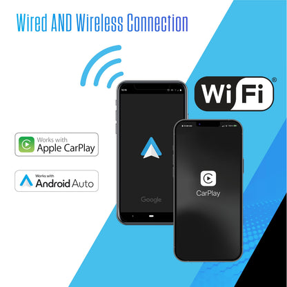 14" Touchscreen Car Stereo with Wireless CarPlay, Android Auto & Backup Camera