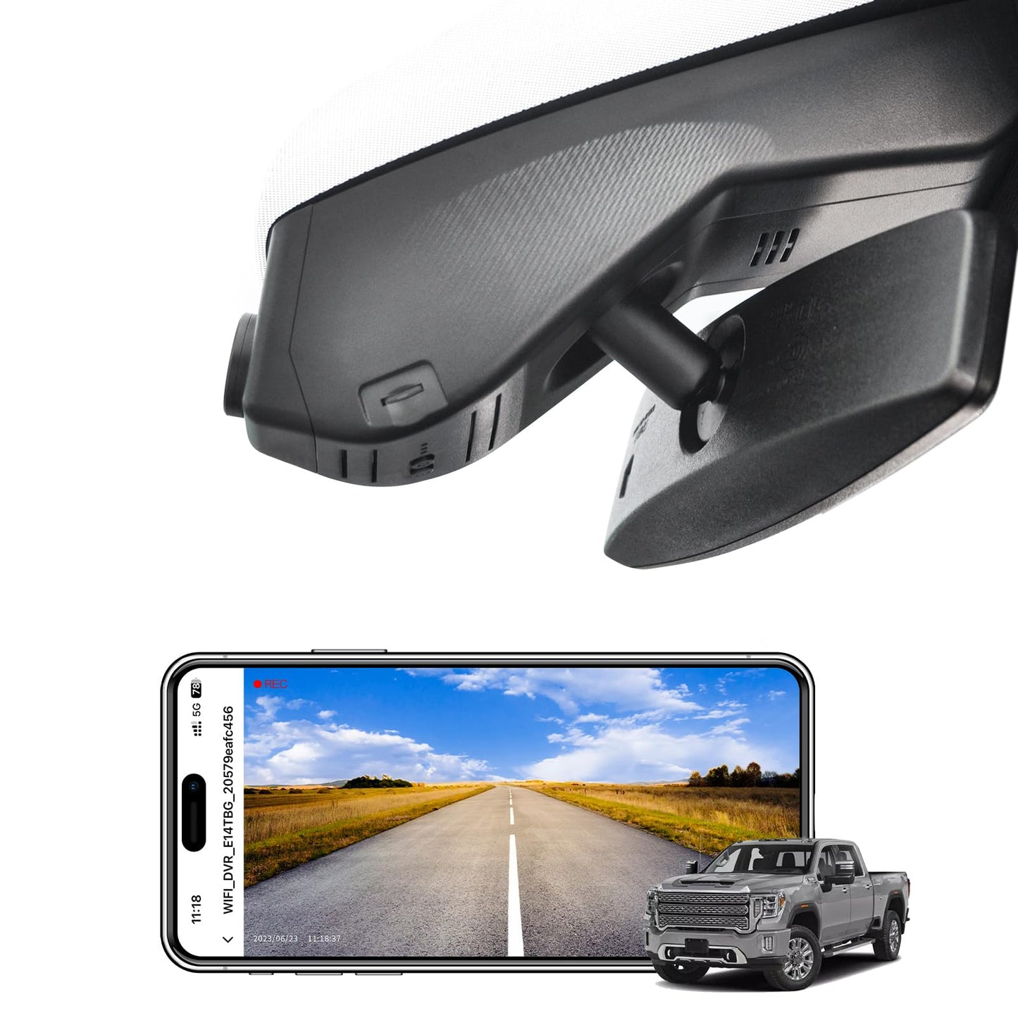 4K Dash Cam for GMC Sierra