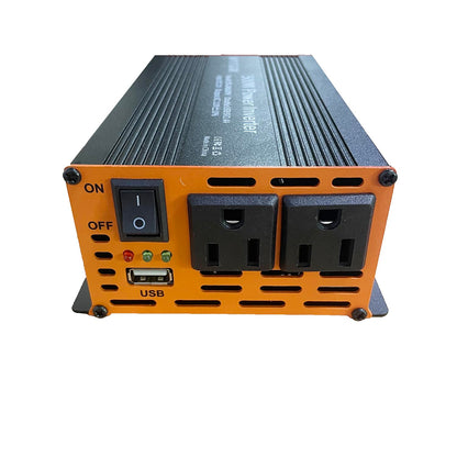 3000W Car Power Inverter with 3 AC Outlets & USB Charging Port