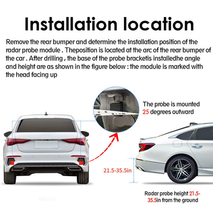 Blind Spot Monitoring System with 77GHz Radar & Lane Change Alerts