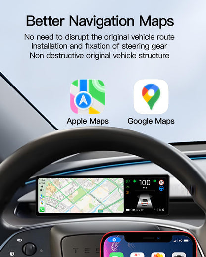 Portable Smart LCD Display for Model 3 & Model Y