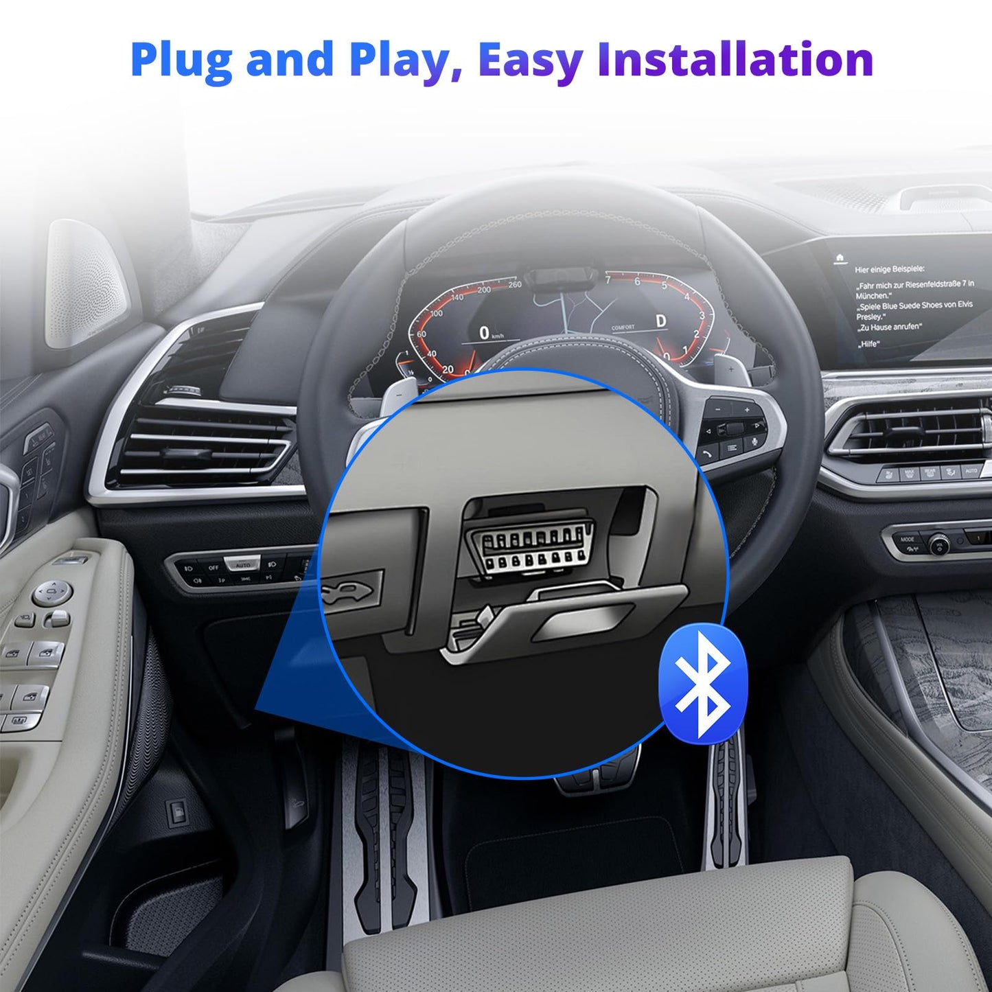 7" Android Car Stereo with Wireless CarPlay, Android Auto & Backup Camera