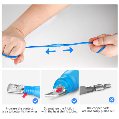 Heat Shrink Wire Connector Kit with Waterproof Crimp Terminals