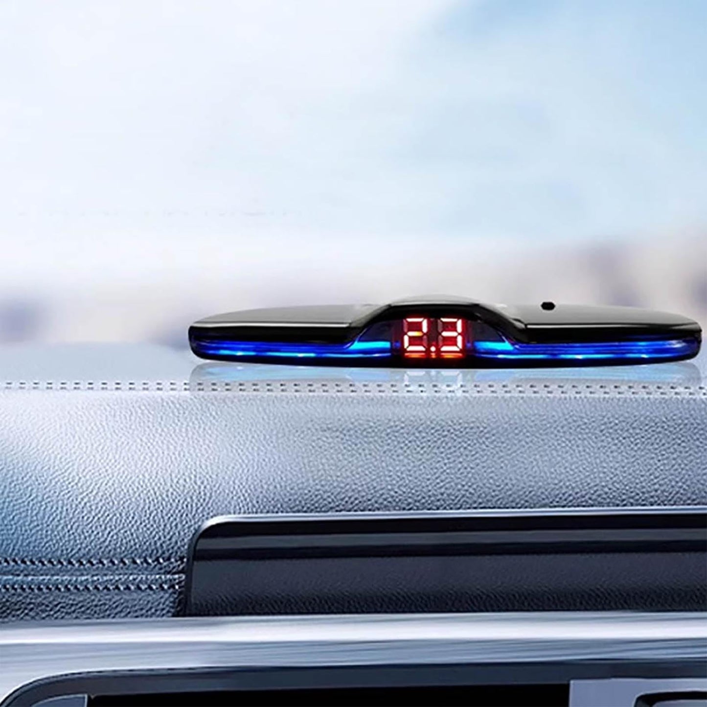 4-Sensor Rear Parking Radar System with LED Distance Display