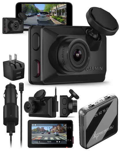 Ultra-Compact 1080p Dash Cam with 140° FOV and Voice Control