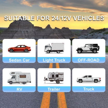 Wireless Parking Sensor Kit with 4 Sensors & Adjustable Alarm